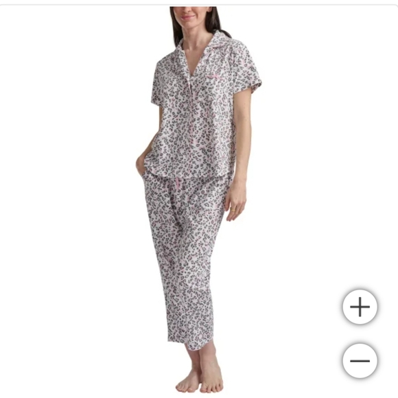 (5)Karen Neuburger Ladies' Notch Collar 2-Piece Pj's Set - Picture 1 of 5